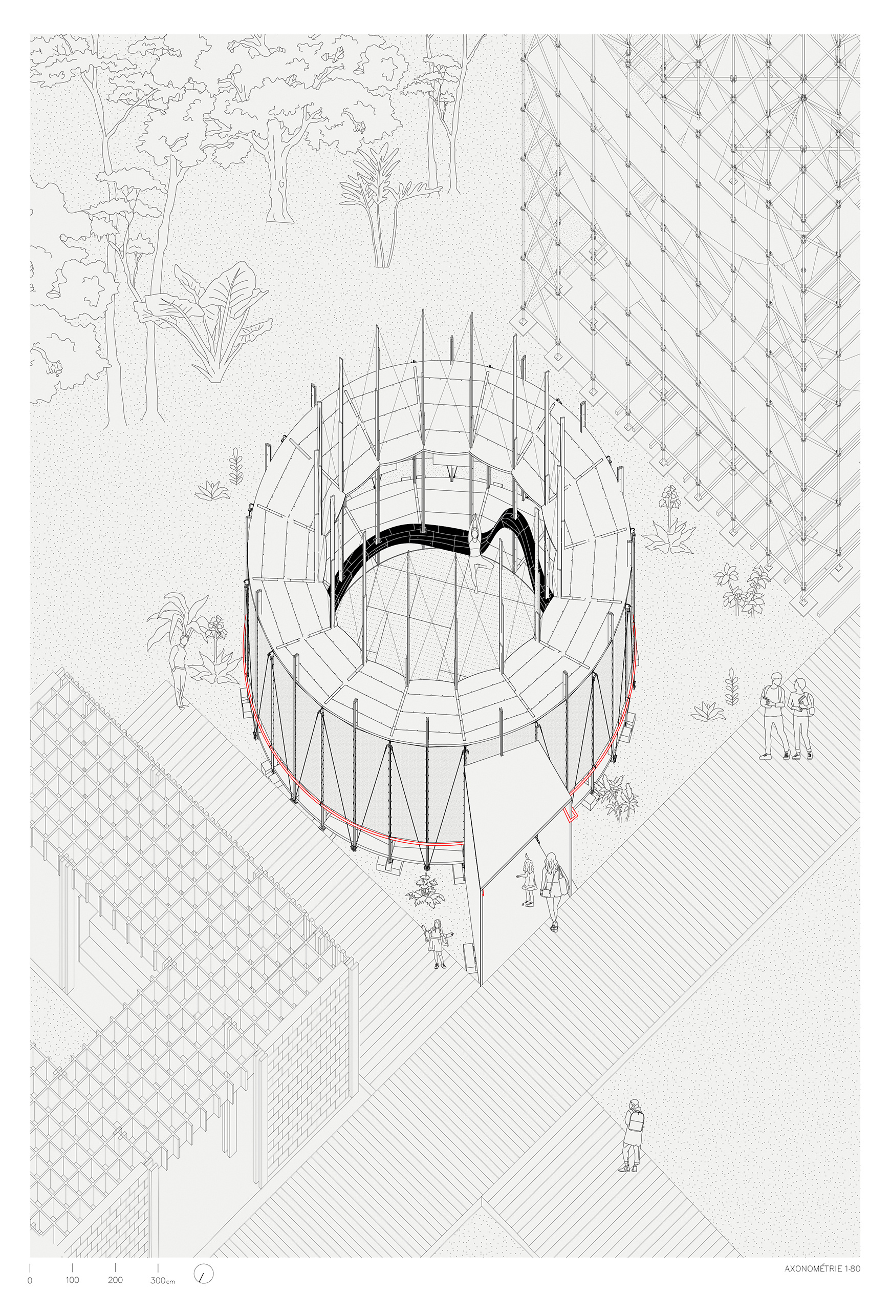 Pavillon LA ROUTINE - Archi-Folies 2024 Pavillon LA ROUTINE - Archi-Folies 2024