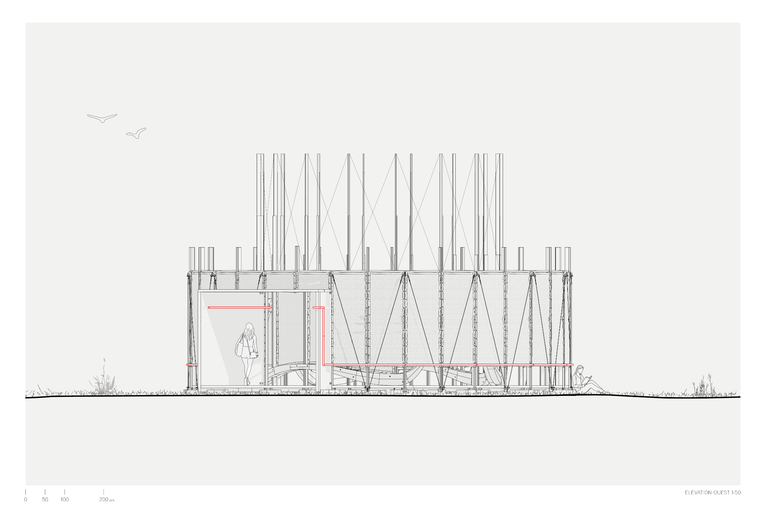 Pavillon LA ROUTINE - Archi-Folies 2024 Pavillon LA ROUTINE - Archi-Folies 2024