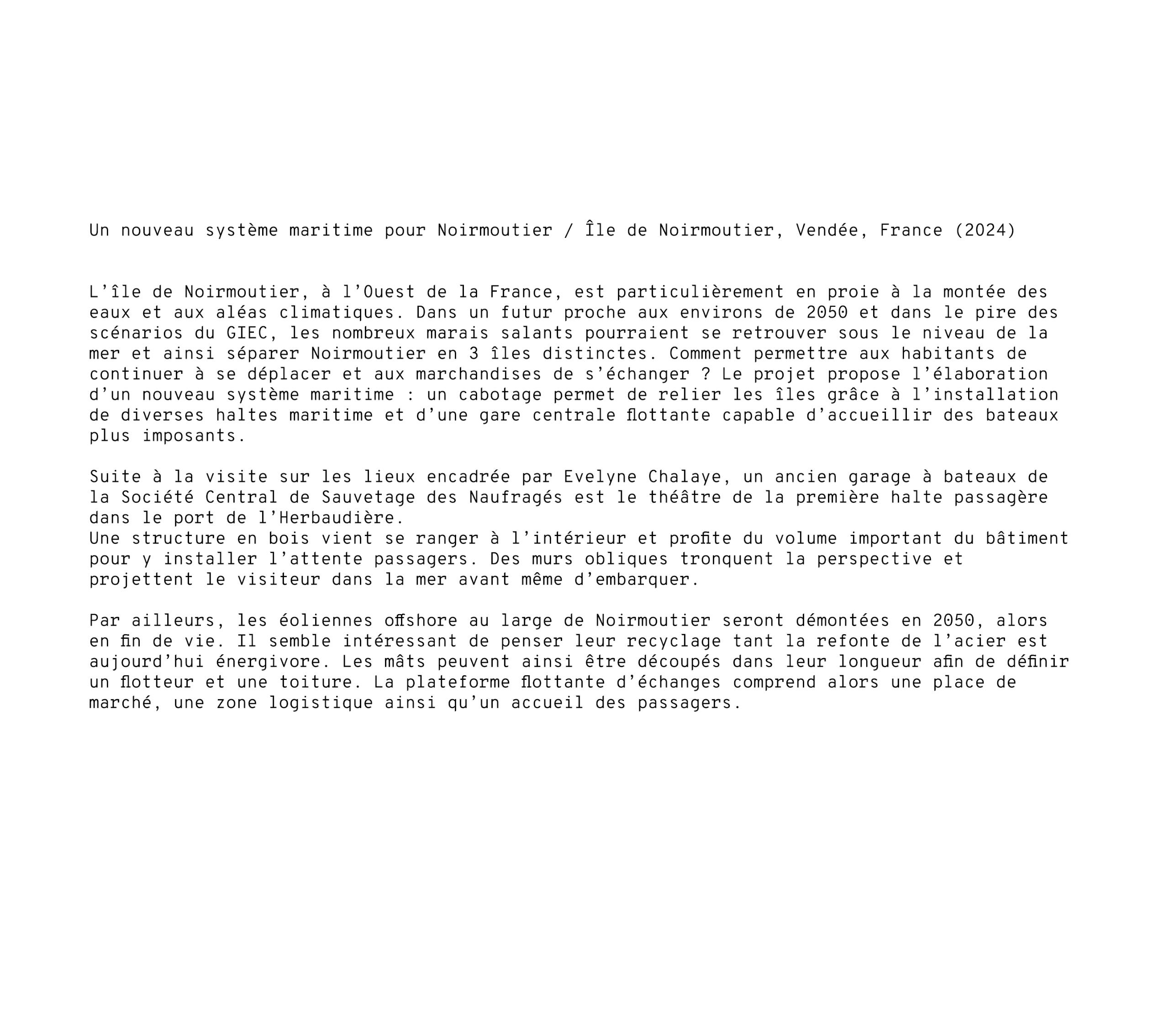 Noirmoutier - Texte Noirmoutier - Texte