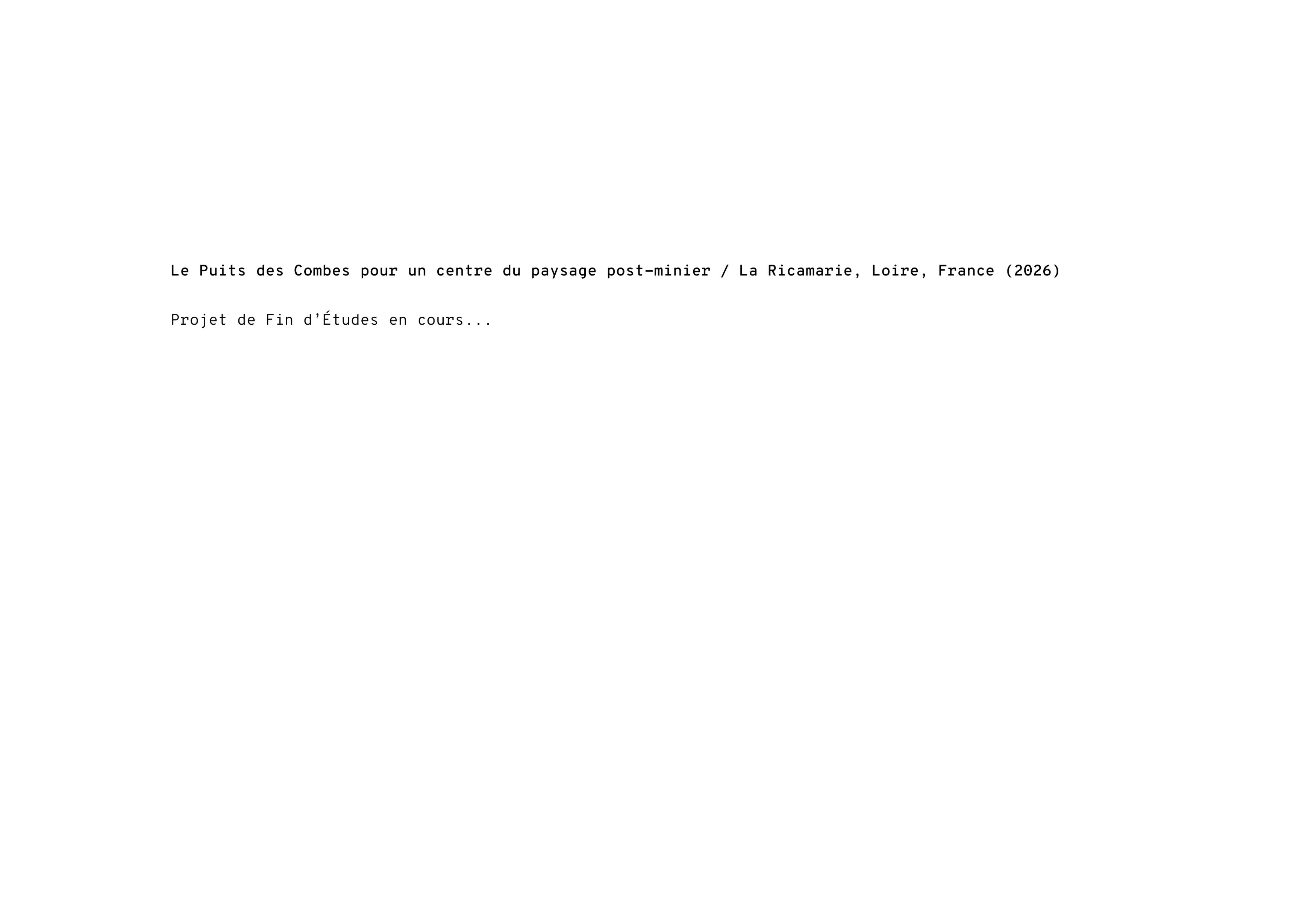 Le Puits des Combes - Texte Le Puits des Combes - Texte