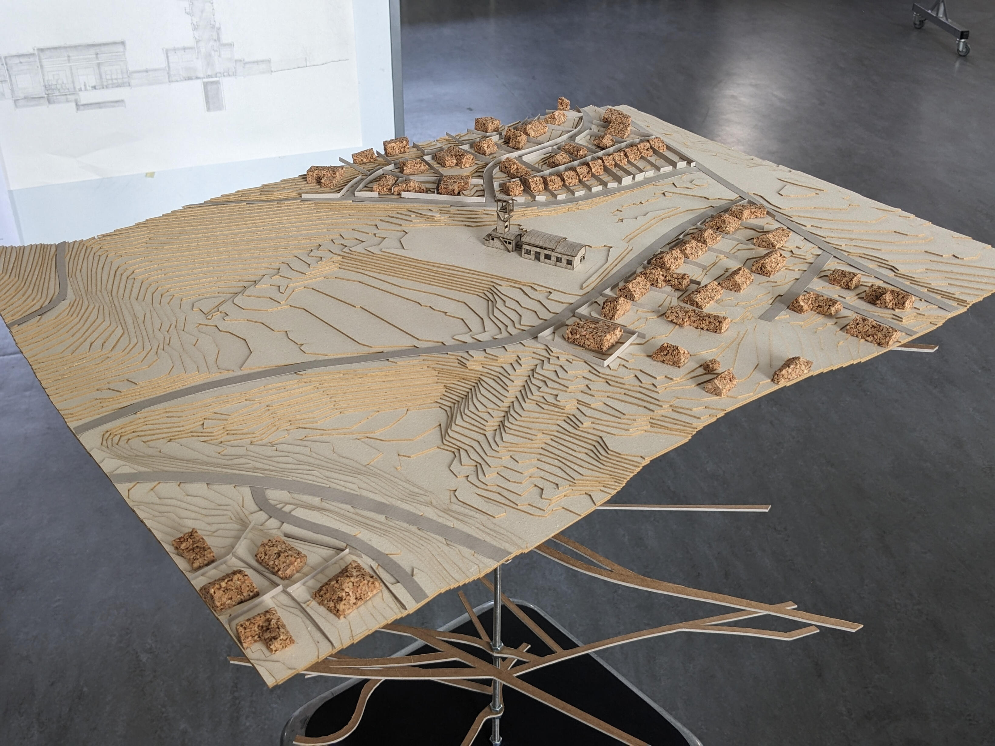 Le Puits des Combes - Maquette Le Puits des Combes - Maquette
