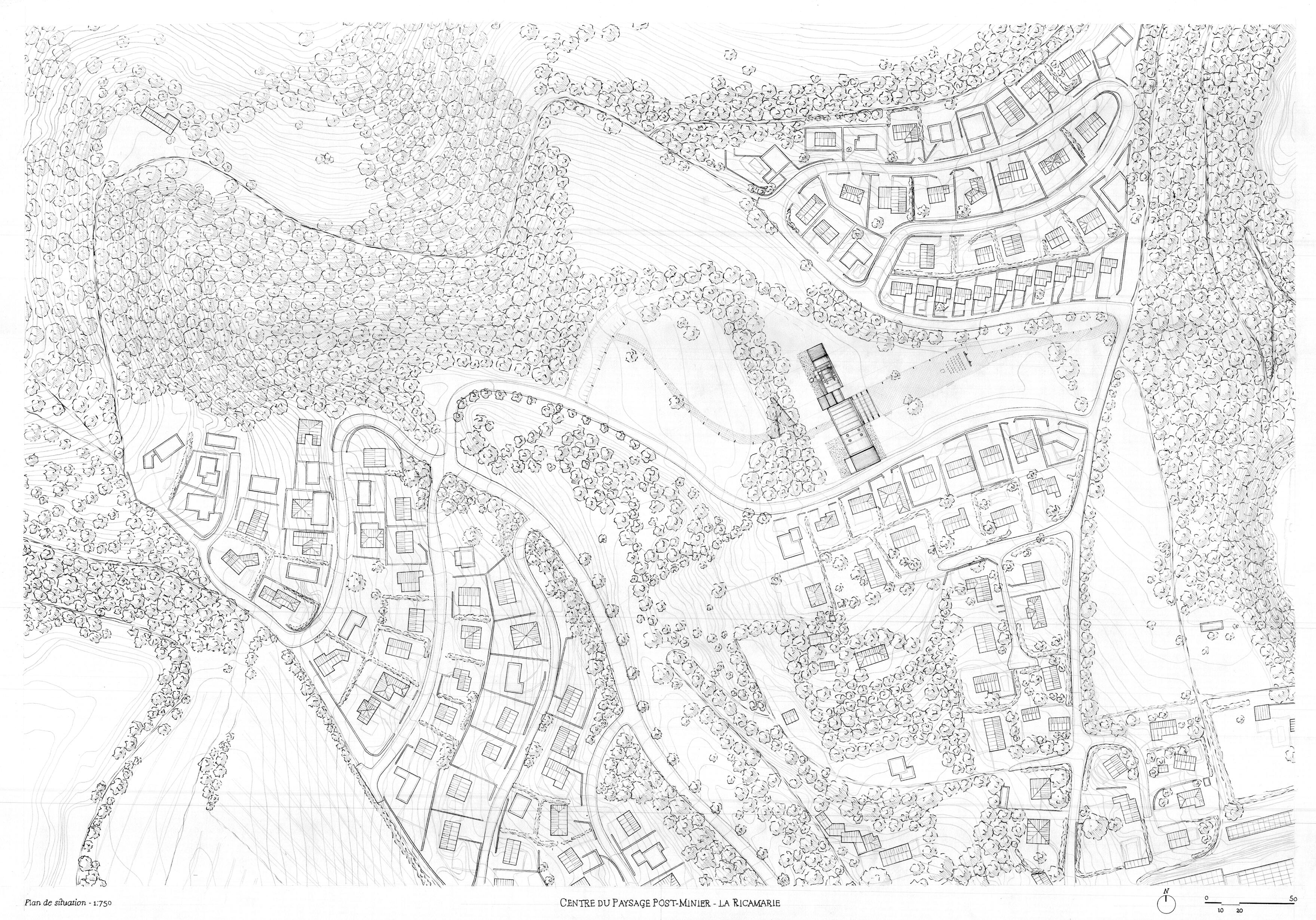 Le Puits des Combes - Plan de situation 750 Le Puits des Combes - Plan de situation 750